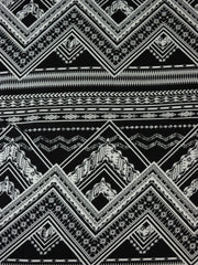 Load image into Gallery viewer, Black &amp; White Chevron Rayon Challis