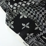 Load image into Gallery viewer, Patchwork on Black Rayon Challis
