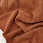 Load image into Gallery viewer, Pumpkin Spice Grenada Grid Sandwashed Cupro Tencel
