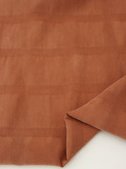Load image into Gallery viewer, Pumpkin Spice Grenada Grid Sandwashed Cupro Tencel