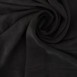 Load image into Gallery viewer, Black Grenada Grid Sandwashed Cupro Tencel

