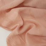 Load image into Gallery viewer, 2YD PRECUT; Rose Tea Grenada Grid Sandwashed Cupro Tencel
