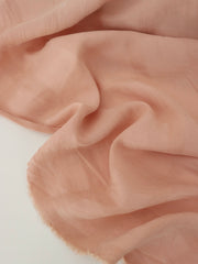 Load image into Gallery viewer, Rose Tea Grenada Grid Sandwashed Cupro Tencel