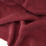 Load image into Gallery viewer, Maroon Grenada Grid Sandwashed Cupro Tencel
