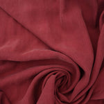 Load image into Gallery viewer, Maroon Grenada Grid Sandwashed Cupro Tencel
