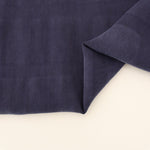 Load image into Gallery viewer, Navy Grenada Grid Sandwashed Cupro Tencel
