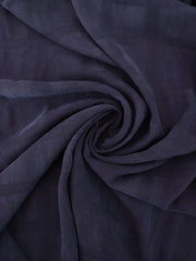 Load image into Gallery viewer, Navy Grenada Grid Sandwashed Cupro Tencel