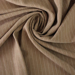 Load image into Gallery viewer, Mocha Pinstripe Luxor Heavy Linen Slub

