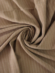 Load image into Gallery viewer, Mocha Pinstripe Luxor Heavy Linen Slub