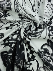 Load image into Gallery viewer, Graffiti Italian Cotton Shirting