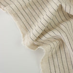 Load image into Gallery viewer, Oatmeal Pinstripe Luxor Heavy Linen Slub
