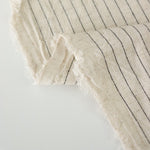 Load image into Gallery viewer, Oatmeal Pinstripe Luxor Heavy Linen Slub
