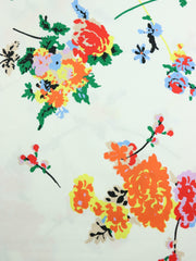 Load image into Gallery viewer, Vibrant Floral Print Italian Stretch Cotton
