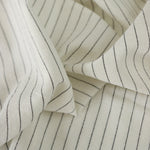 Load image into Gallery viewer, Ivory Pinstripe Luxor Heavy Linen Slub
