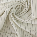Load image into Gallery viewer, Ivory Pinstripe Luxor Heavy Linen Slub
