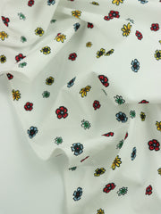 Load image into Gallery viewer, Tiny Flowers Print Italian Cotton Shirting