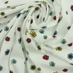 Load image into Gallery viewer, Tiny Flowers Print Italian Cotton Shirting
