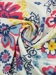 Load image into Gallery viewer, Whimsy Floral Print Italian Cotton Shirting