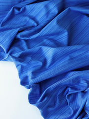Load image into Gallery viewer, Resort Blue Space Dyed Poly Spandex | Designer Deadstock