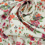 Load image into Gallery viewer, Blossoming Garden Print Italian Stretch Cotton Shirting
