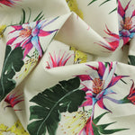 Load image into Gallery viewer, Bromelaids &amp; Palms Print Italian Cotton Shirting
