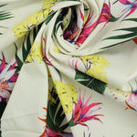 Load image into Gallery viewer, Bromelaids &amp; Palms Print Italian Cotton Shirting
