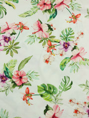 Load image into Gallery viewer, Tropical Floral Print Italian Cotton Shirting