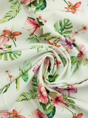 Load image into Gallery viewer, Tropical Floral Print Italian Cotton Shirting
