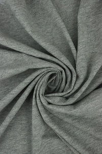 Heather Gray Organic Cotton Jersey