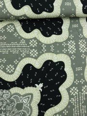 Load image into Gallery viewer, Skulls &amp; Bones Viscose Challis