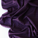 Load image into Gallery viewer, Eggplant Space Dyed Poly Spandex | Designer Deadstock
