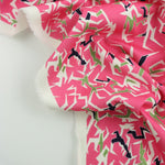 Load image into Gallery viewer, Electrified on Hot Pink Italian Cotton Twill
