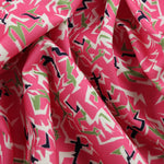Load image into Gallery viewer, Electrified on Hot Pink Italian Cotton Twill
