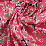 Load image into Gallery viewer, Electrified on Hot Pink Italian Cotton Twill
