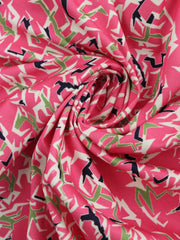 Load image into Gallery viewer, Electrified on Hot Pink Italian Cotton Twill
