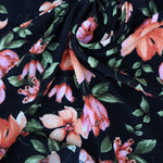 Load image into Gallery viewer, Emilia on Black Swiss Dot Poly Woven
