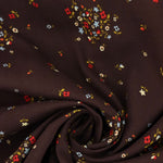 Load image into Gallery viewer, Flower Bunches 100% Organic Cotton Textured Woven
