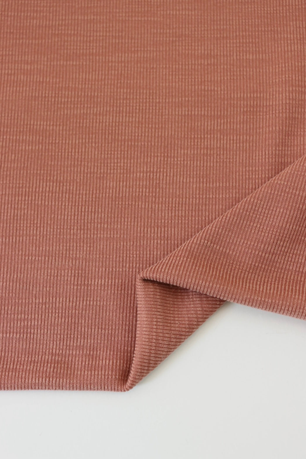 Slub Rib Cinnamon Cupro Slub Rib | Surge Fabric Shop