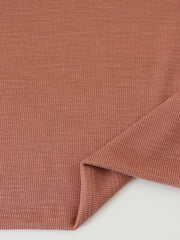 Load image into Gallery viewer, Cinnamon Cupro Slub Rib