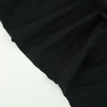 Load image into Gallery viewer, Black Organic Cotton Bamboo Spandex French Terry
