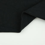Load image into Gallery viewer, Black Organic Cotton Bamboo Spandex French Terry
