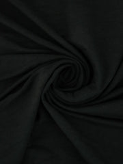 Load image into Gallery viewer, Black Organic Cotton Bamboo Spandex French Terry
