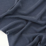 Load image into Gallery viewer, Navy Cupro Slub Rib
