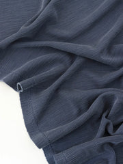 Load image into Gallery viewer, Navy Cupro Slub Rib
