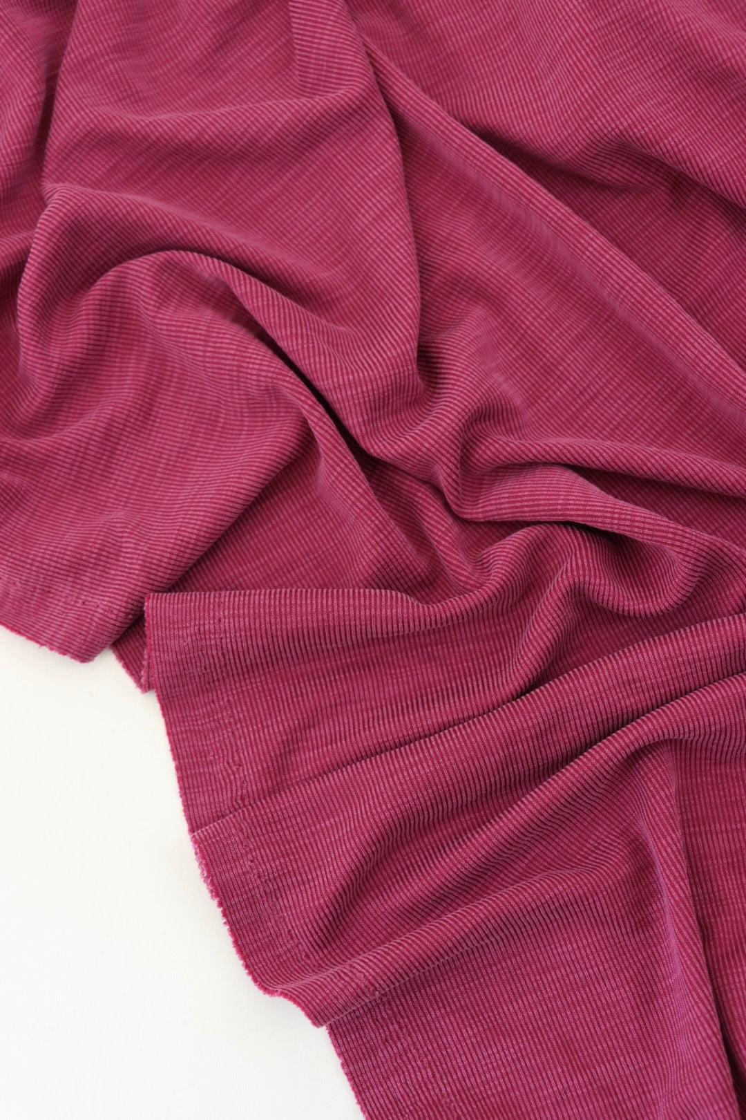 Slub Rib Magenta Cupro Slub Rib | Surge Fabric Shop