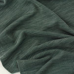 Load image into Gallery viewer, Midnight Green Cupro Slub Rib
