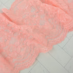 Load image into Gallery viewer, Peachy Coral 9&quot; Wide Stretch Lace
