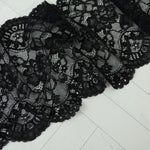 Load image into Gallery viewer, Black 6.75&quot; Wide Stretch Lace
