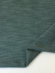 Load image into Gallery viewer, Midnight Green Cupro Slub Rib
