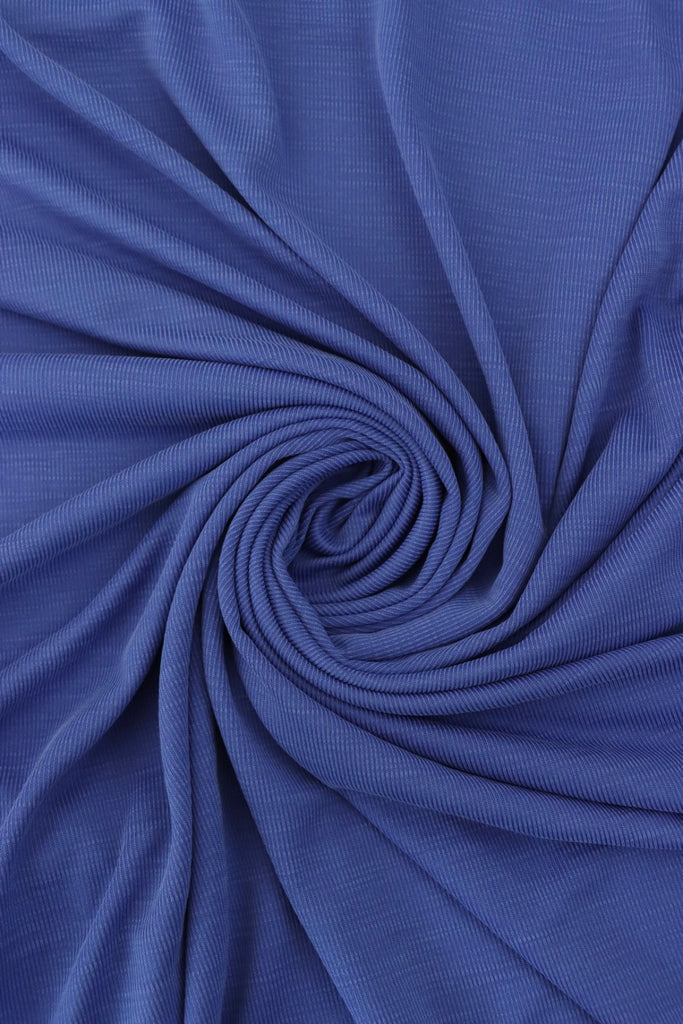 Royal Cupro Slub Rib | Surge Fabric Shop